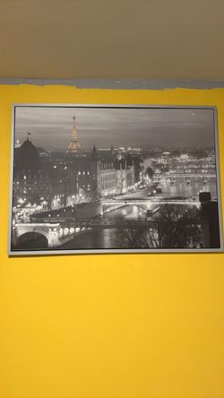 Paris Cityscape Framed Wall Art Print