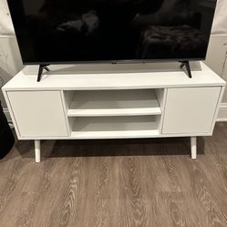 White Console/TV Stand