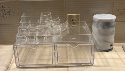 Makeup and Jewellery Plastic Organizers
