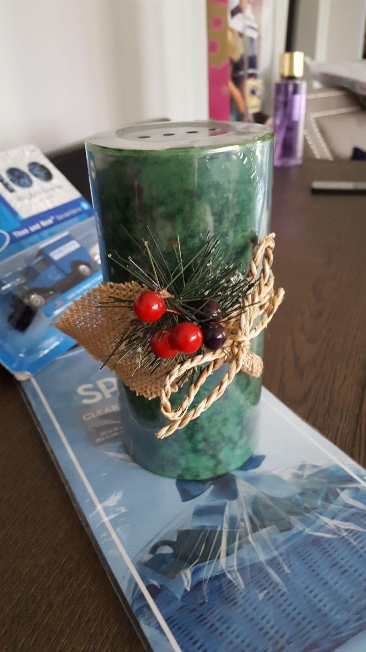 Balsam Pier 1 pillar candle, new