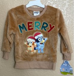 Bluey & Bingo 2T Soft Sweater New