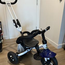 Toddler Kids Trike (tricycle) for 2.5 to 5 Year Old with removable handle.