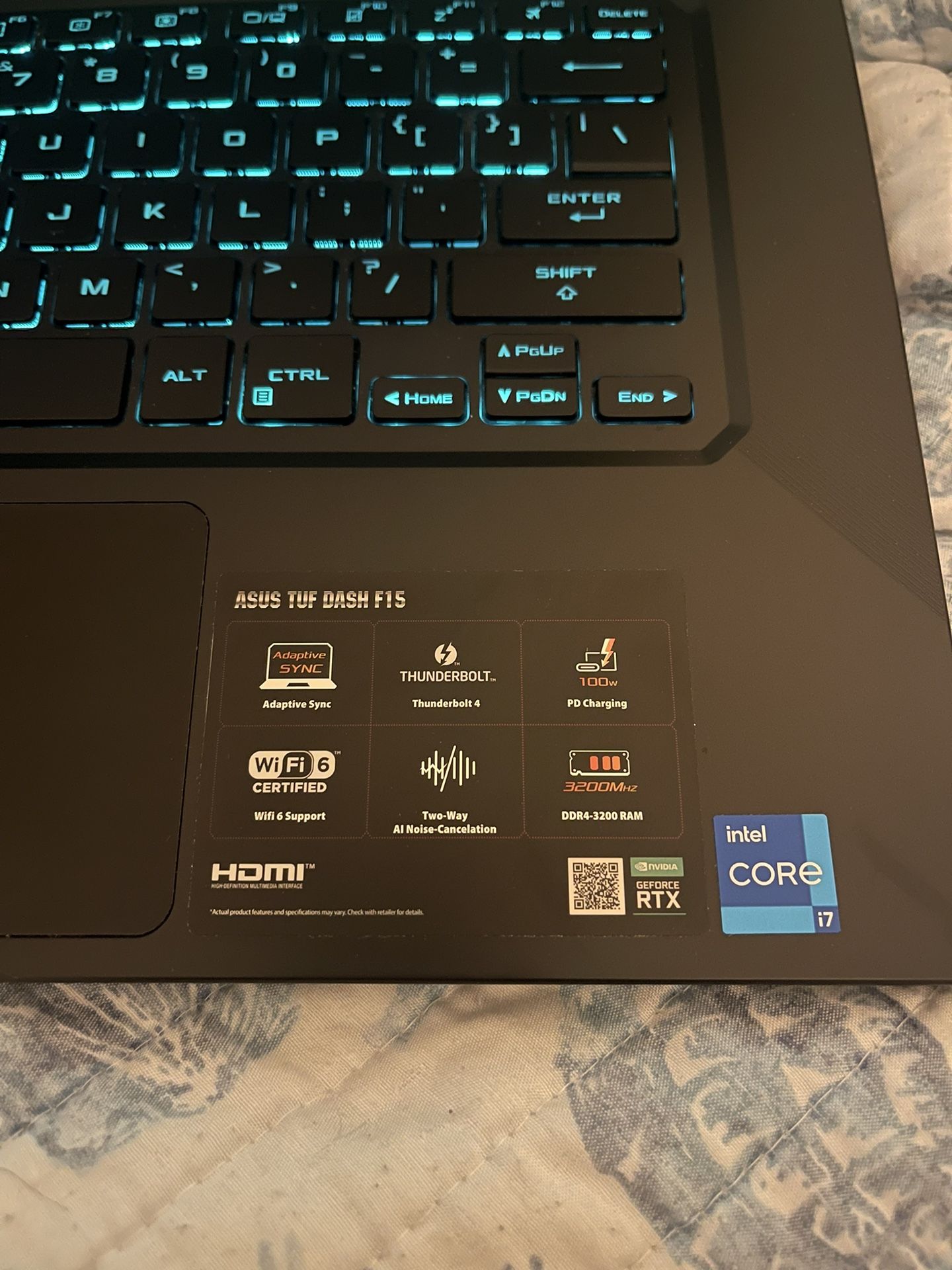 ASUS TUF F15 Gaming Laptop