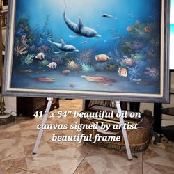 Original Charles BeBolt oil on canvas signed by artist