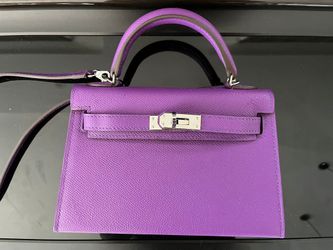 Purple Hermes Mini Kelly 