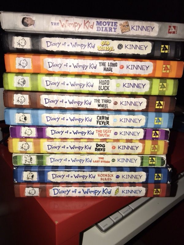 Diary of a wimpy kid book set