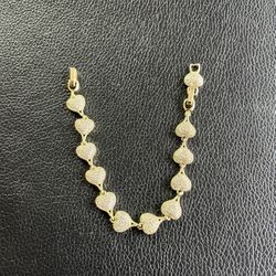 Gold plated bracelet