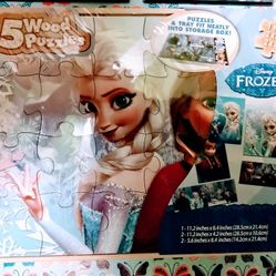Disney Frozen Elsa & Anna puzzles - NIB