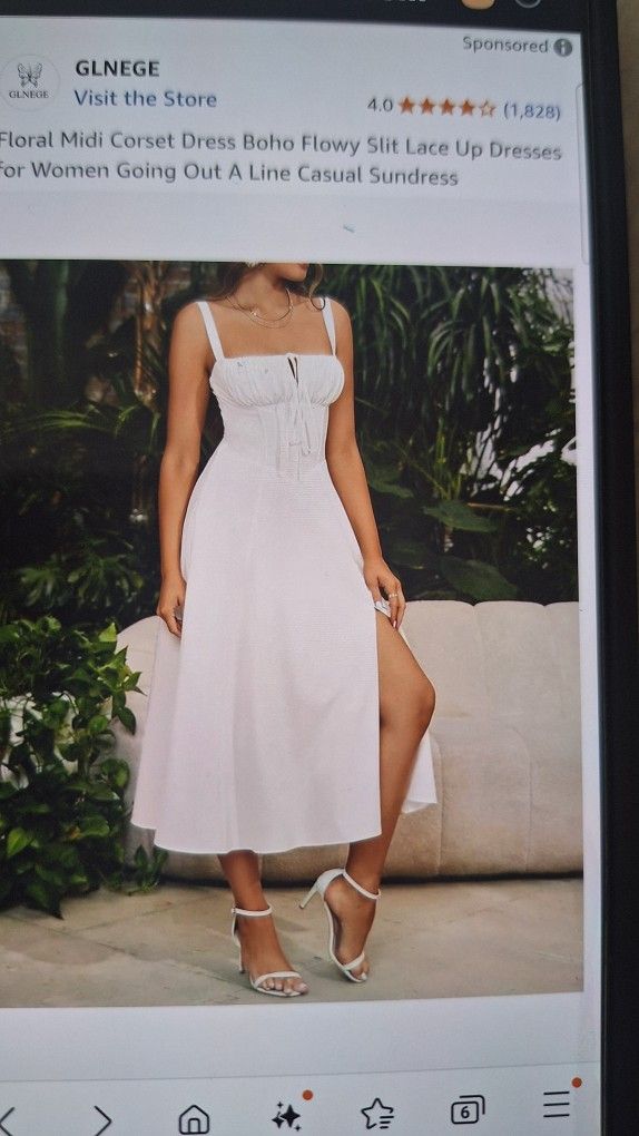GLENE DRESS CORSET SIZE SMALL LIKE NEW $10