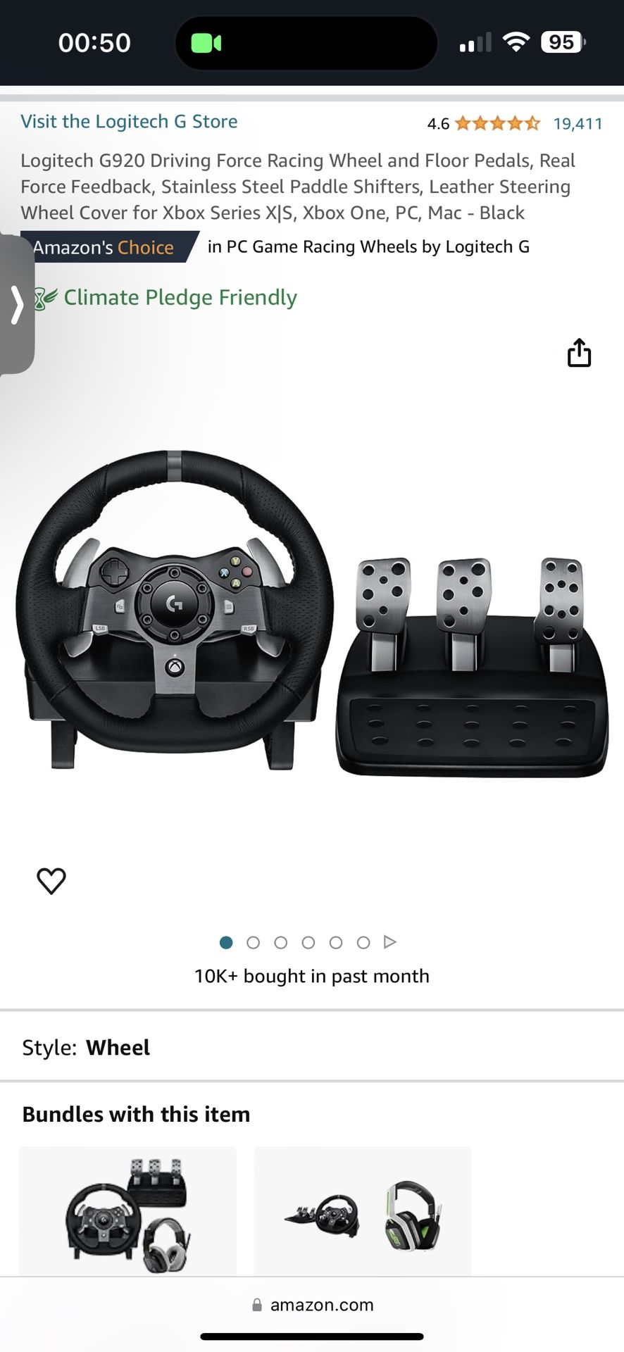 G290 Steering Wheel And Shifter