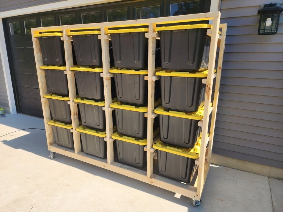 Storage Racks For Totes