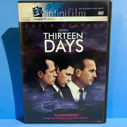 Thirteen Days (DVD, 2001, InfiniFilm Edition) Kevin Costner Historical Drama JFK Cuba Crisis