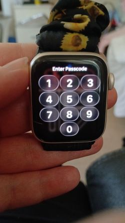 Apple Watch with Sunflower Band