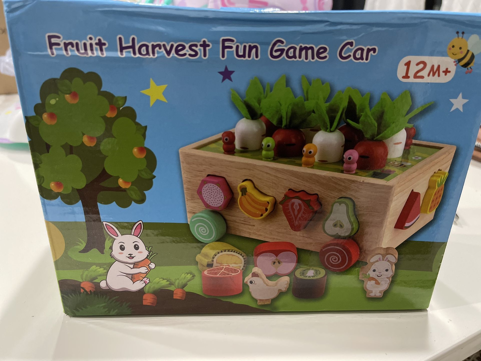 Montessori Wooden Garden Toy for Baby Boys Girls