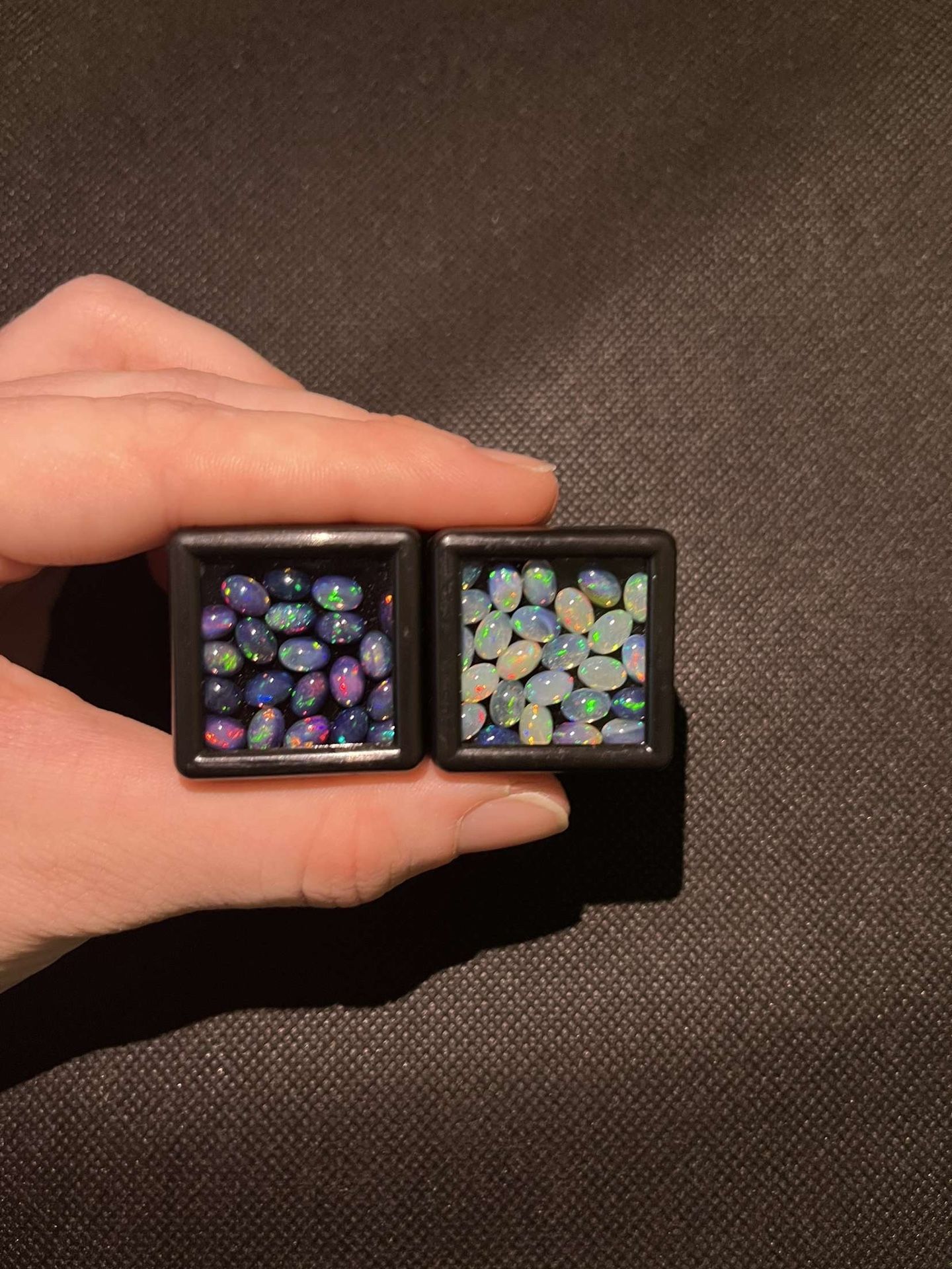 AAA++ Top Quality Natural Ethiopian Opal Cabochon Multi Fire Opal Gemstone Fire Opal Cabochon Mix Lot For Making Jewelry .