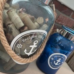 2 Nautical Jars (corks included)