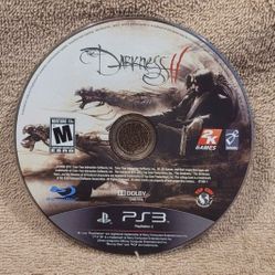 THE DARKNESS II (2012 PS3) FPS SHOOTER EVIL DARK SONY PLAYSTATION 3 VIDEO GAME DISK ONLY DISC