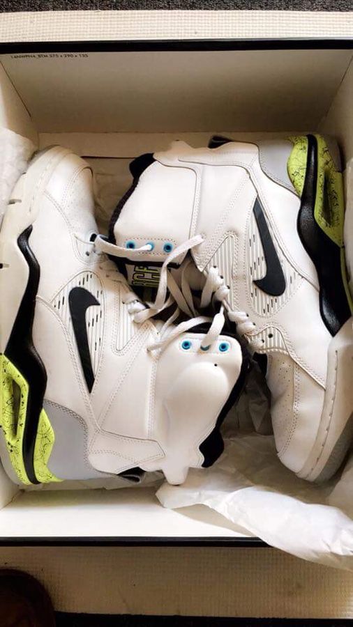 Nike Air Command Force (WHITE MEN CANT JUMP SHOE)