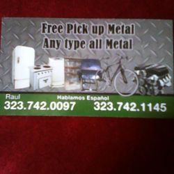 Free pick up metal..