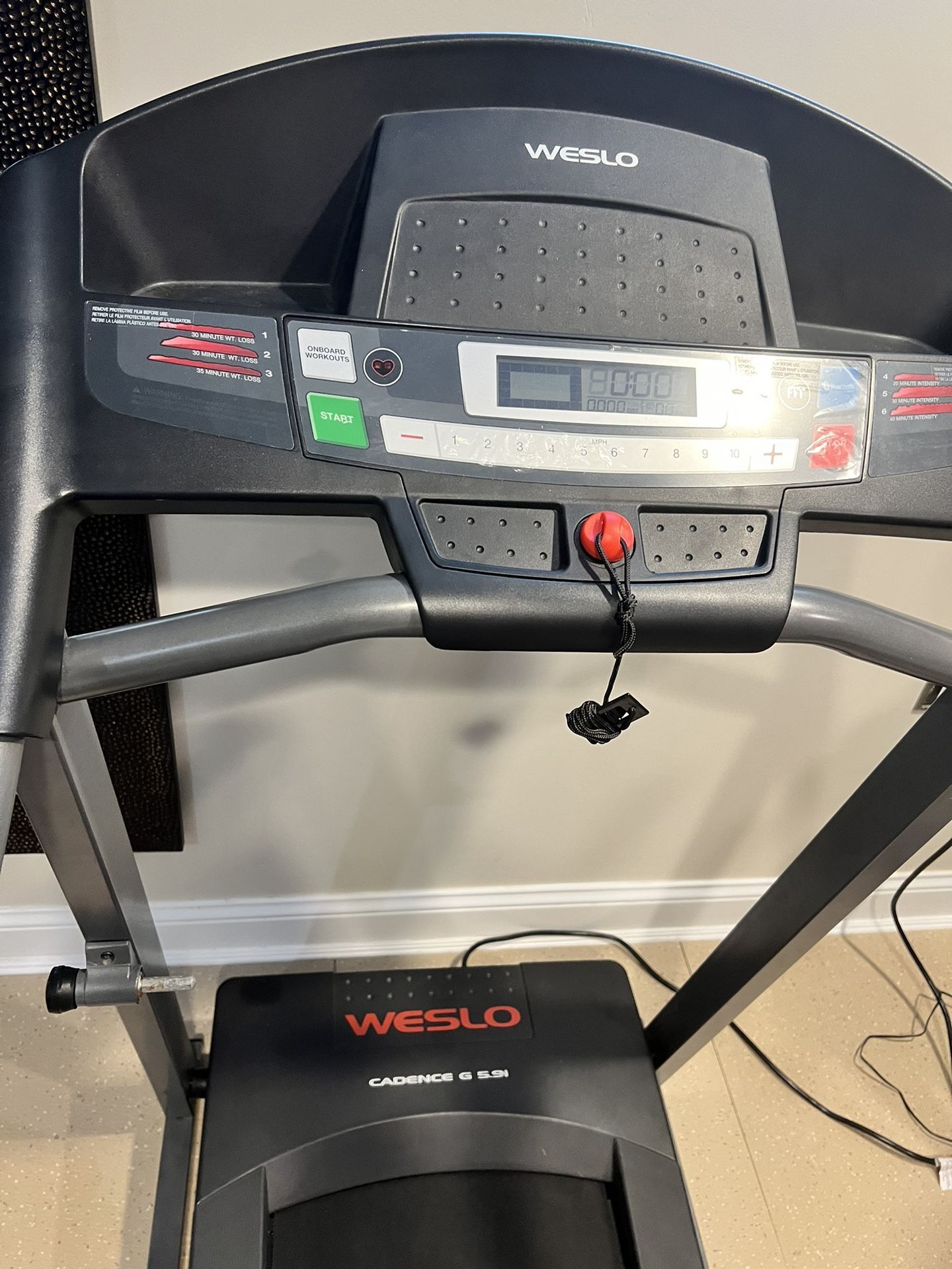 Weslo Treadmill 