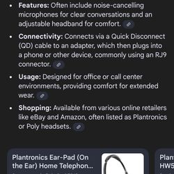 Plantronics headset