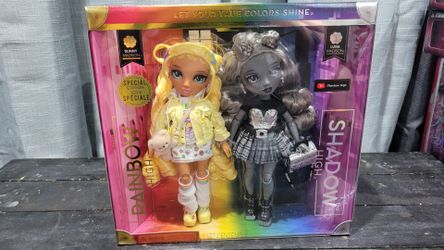 Rainbow high dolls twins sunny and luna
