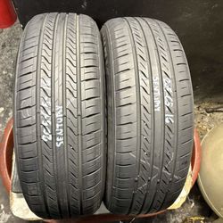 205-65-16 Sentury Touring Used Tire Pair $120 Free Mounting And Balancing 