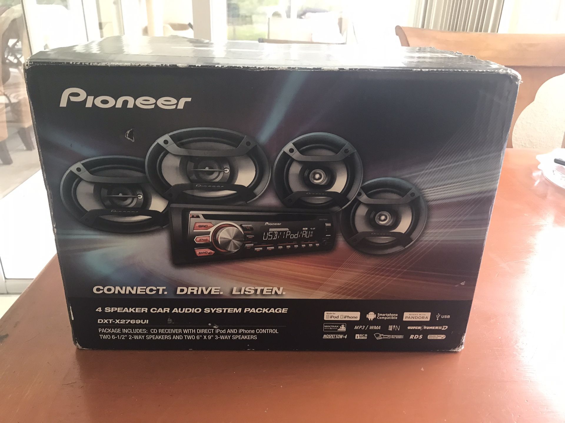 Pioneer 4 speaker audio system