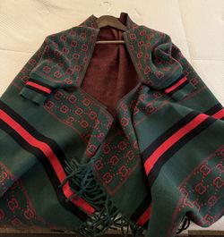 Brand new Women's Poncho Wool Cape, Wrap, Shawl with Sleeves