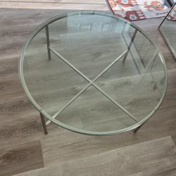 Circle Glass Coffee Table