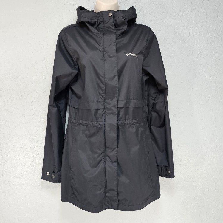Columbia "Shine Struck II" Omni-Tech Waterproof Vented Rain Jacket Women's Sz M