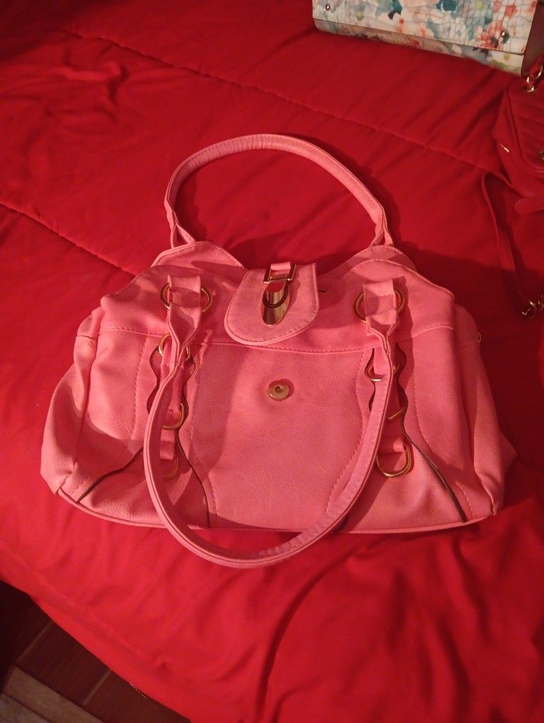 Pre Owned Pink Purse