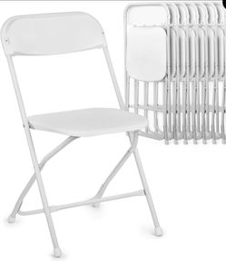 White chairs 10 pack
