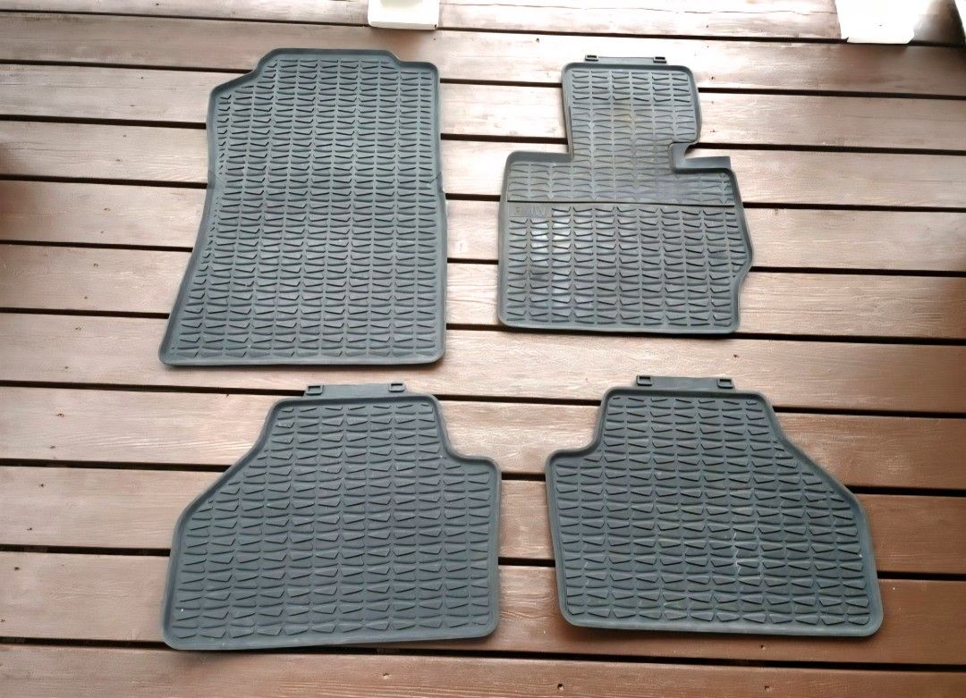 All Weather Rubber Mats BMW X3 35i Set Of 4, Original, Preowned