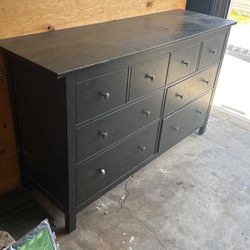 Wood Dresser Black