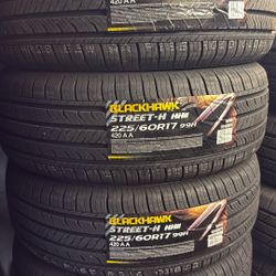 225/60/17 Blackhawk Tires 🛞