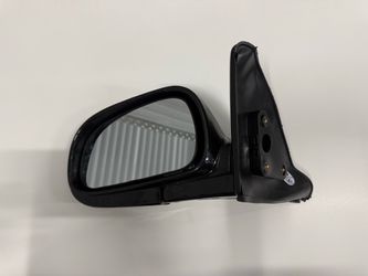 93-97 Toyota Corolla Left Side/ Driver Side Single Mirror; Manually Adjustable