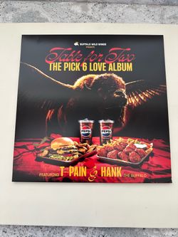T-Pain Buffalo Wild Wings HANK Vinyl SOLD OUT LIMITED EDITION presale