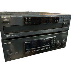 KENWOOD KR-V8080 Receiver and Kenwood 103CD 5 Disc Changer