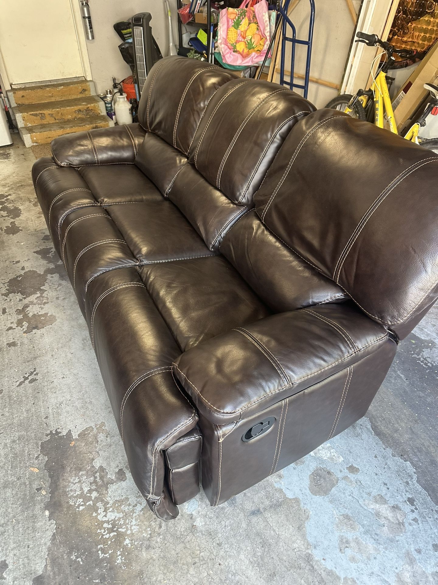 Leather Recycling Sofa