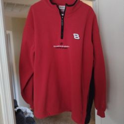 Vintage Dale Earnhardt Jr Budweiser Racing Zip-up Sweatshirt 