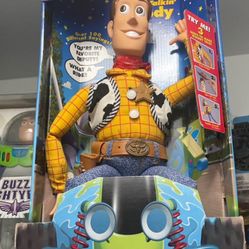 Woody Mattel Toy Story Tumbling Talkin 17” Woody Vintage 1998