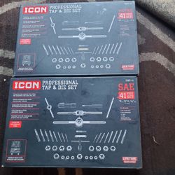 Brand New Unopened Icon Professional Tap And Die 41 Piece Set Metric And Sae