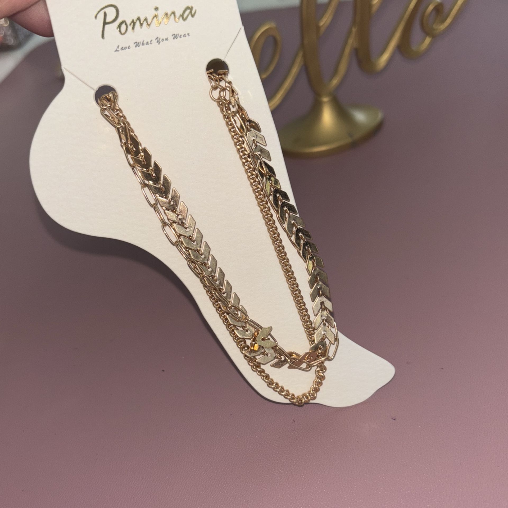 Anklet Gold Dipped
