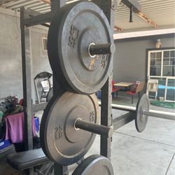 Olympic Home Gym Weight Rack 