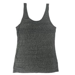 Topshop Gray Tank Top Womens Sleeveless Scoop Neck Basic Stretch Size 6