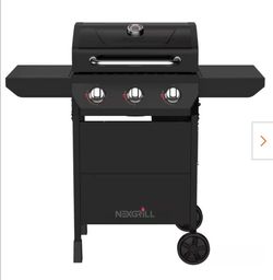 NEW ASSAMBLED FROM THE BOX PROPANE GAS BBQ GRILL WITH 3 BURNERS