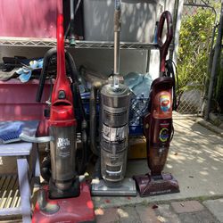 All Three Cleaning Tools Vacuums