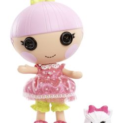 Lalaloopsy Littles Doll Trinket Sparkles and Pet Kitten Playset