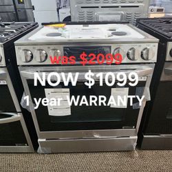 6.3 Cu Ft Smart Wifi Enabled Probake Convection Instaview Gas Slide In Range With Air Fry 